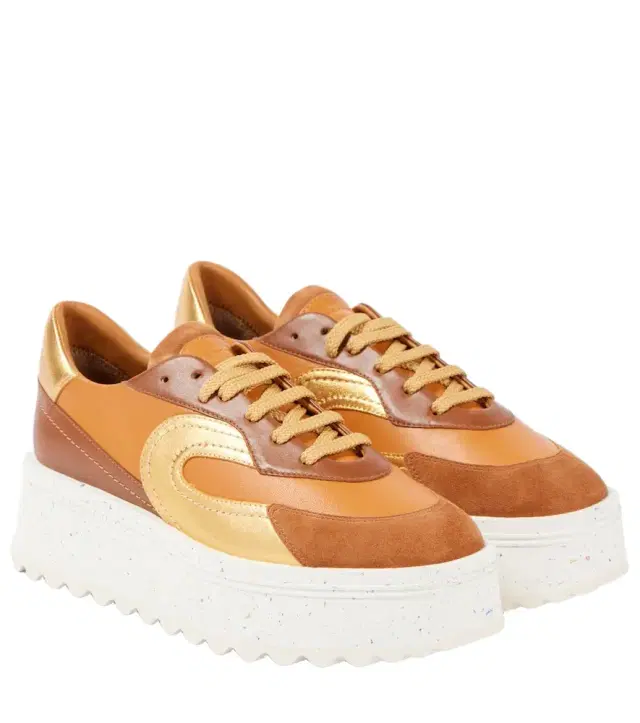 Clergerie Awake leather platform sneakers
