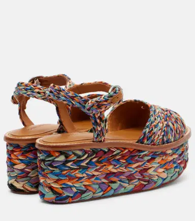 CLERGERIE Arty raffia platform sandals | Thumbnail 3 CLERGERIE Arty raffia platform sandals | Thumbnail 3