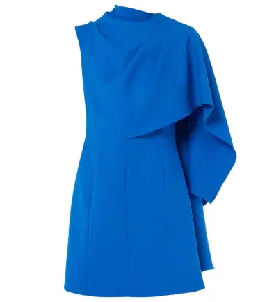 Oscar de la Renta Caped wool-blend minidress | Thumbnail 1