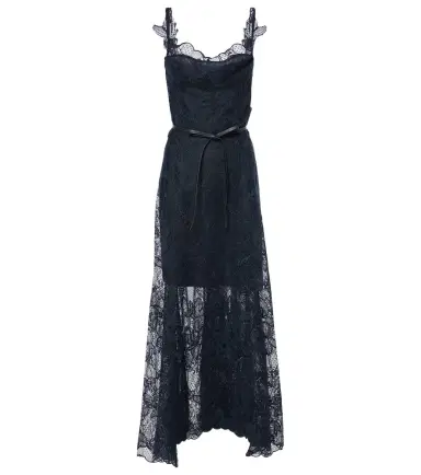 Oscar de la Renta Floral lace midi dress | Thumbnail 1