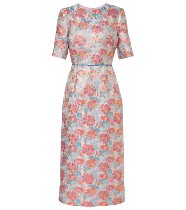 Markarian Metallic brocade cocktail dress