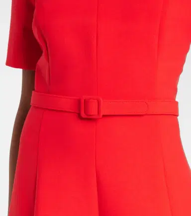 Oscar de la Renta Wool-blend midi dress | Thumbnail 5