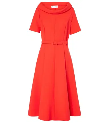 Oscar de la Renta Wool-blend midi dress | Thumbnail 1