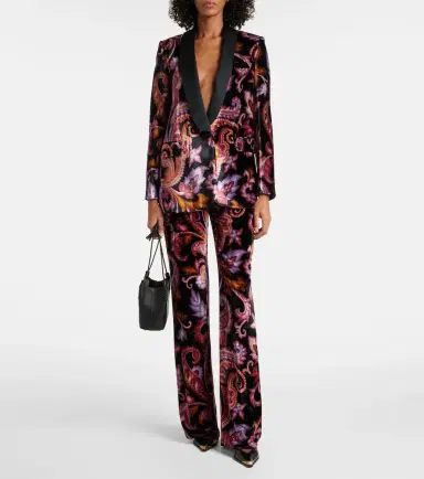 Etro Jacquard straight pants | Thumbnail 3