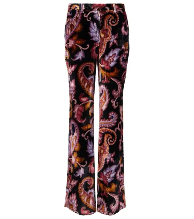 Etro Jacquard straight pants