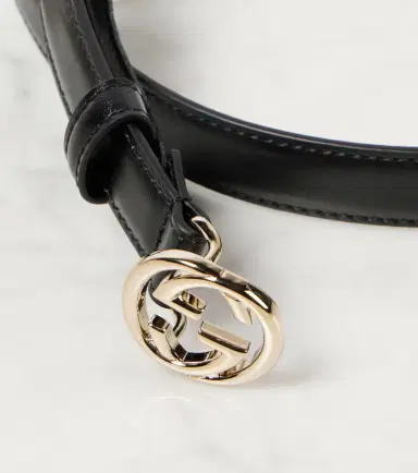 Gucci Interlocking G leather belt | Thumbnail 3