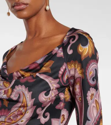 Etro Paisley jersey top | Thumbnail 3