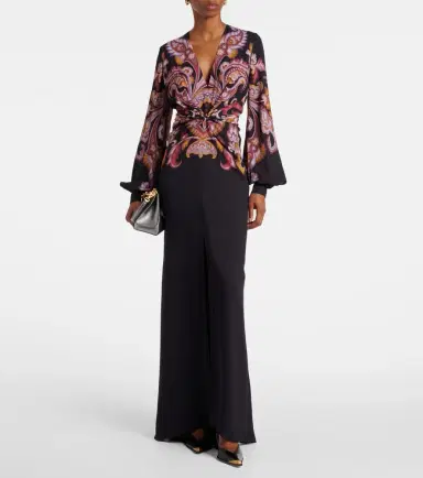 Etro Paisley sablé maxi dress | Thumbnail 4