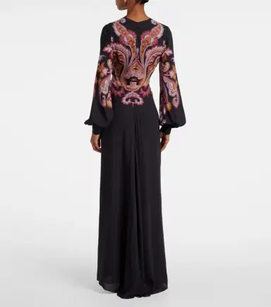 Etro Paisley sablé maxi dress | Thumbnail 6