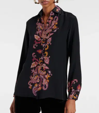 Etro Paisley silk shirt | Thumbnail 4