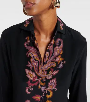 Etro Paisley silk shirt | Thumbnail 5