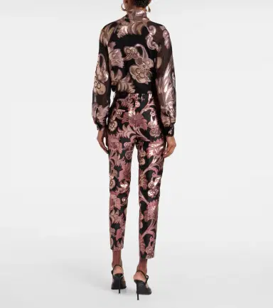 Etro Floral jacquard suit pants | Thumbnail 2
