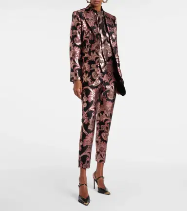Etro Floral jacquard suit pants | Thumbnail 4