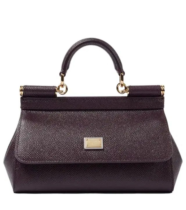 Dolce & Gabbana Sicily Small leather tote bag