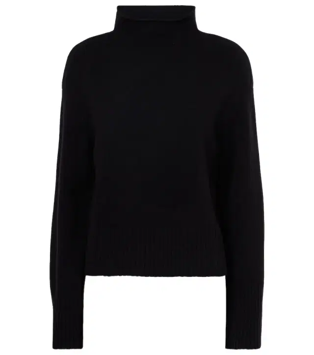 Fforme Julie cropped wool and cashmere sweater