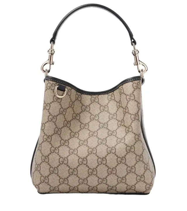 GG Emblem Mini coated canvas tote bag
