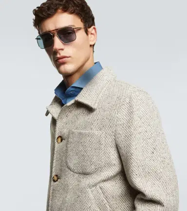 Brunello Cucinelli Sartorial Sunset square sunglasses | Thumbnail 4 Brunello Cucinelli Sartorial Sunset square sunglasses | Thumbnail 4