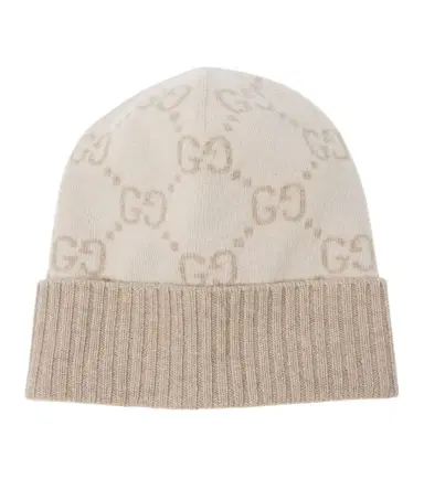 Gucci GG cashmere jacquard beanie | Thumbnail 1