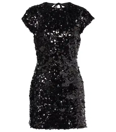 Ganni Sequined velvet minidress | Thumbnail 1