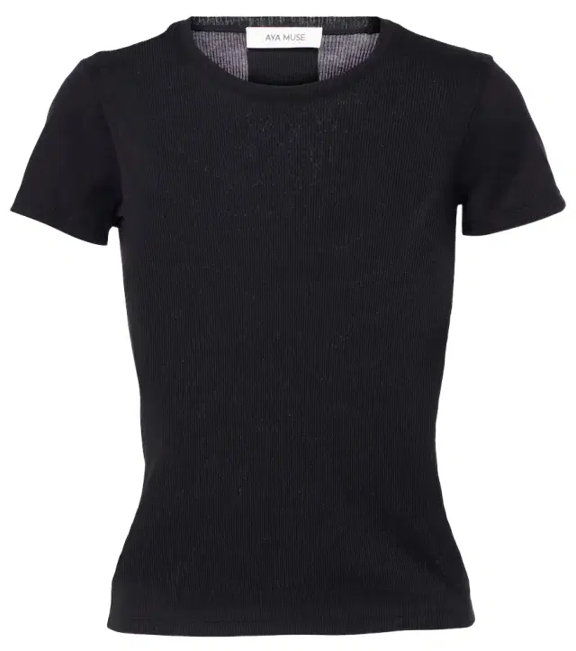 Aya Muse Ribbed-knit cotton T-shirt