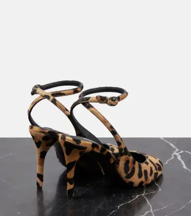 Alaïa Alaïa Decollete 90 calf hair slingback pumps | Thumbnail 2