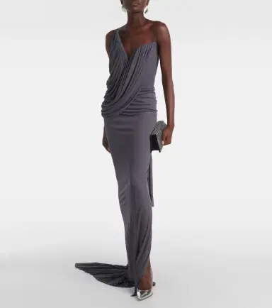 Maticevski Systema gathered jersey gown | Thumbnail 2