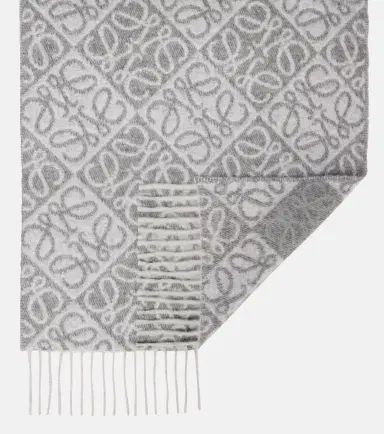 Loewe Anagram wool and cashmere scarf | Thumbnail 3 Loewe Anagram wool and cashmere scarf | Thumbnail 3