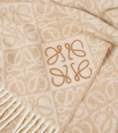 Loewe Anagram wool and cashmere scarf | Thumbnail 2