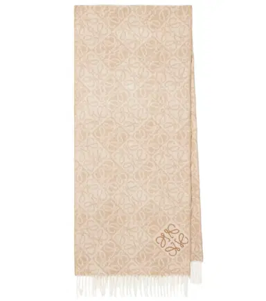 Loewe Anagram wool and cashmere scarf | Thumbnail 1