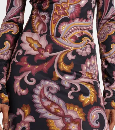 Etro Paisley jersey maxi skirt | Thumbnail 4