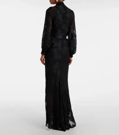 Etro Paisley satin maxi skirt | Thumbnail 2