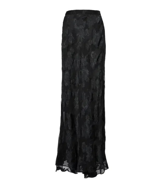 Etro Paisley satin maxi skirt