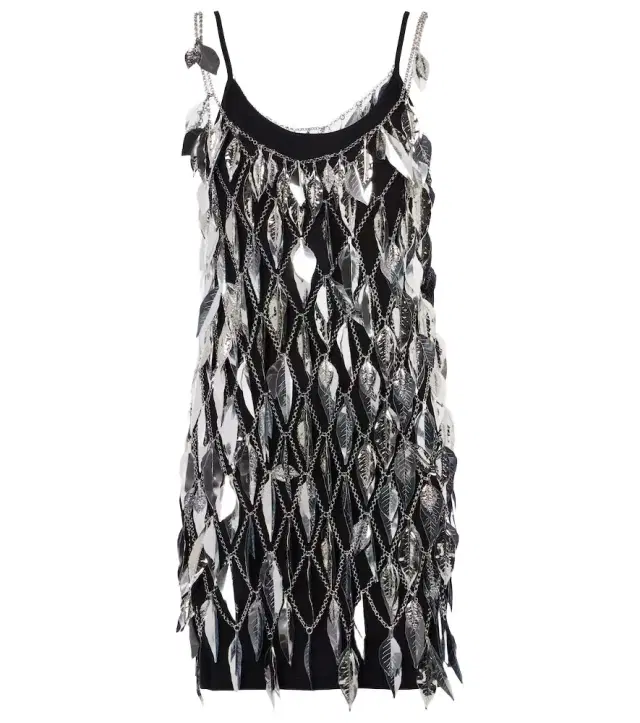 Rabanne Chain-detail embellished minidress