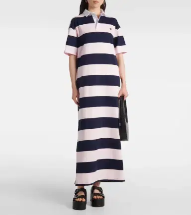 Coperni Striped cotton maxi dress | Thumbnail 2