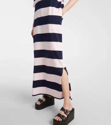 Coperni Striped cotton maxi dress | Thumbnail 3