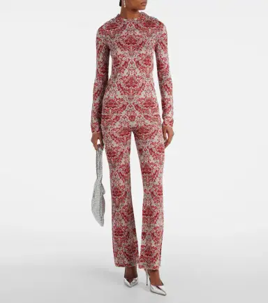 Rabanne Paisley straight pants | Thumbnail 2