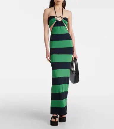 Coperni Cutout striped maxi dress | Thumbnail 2