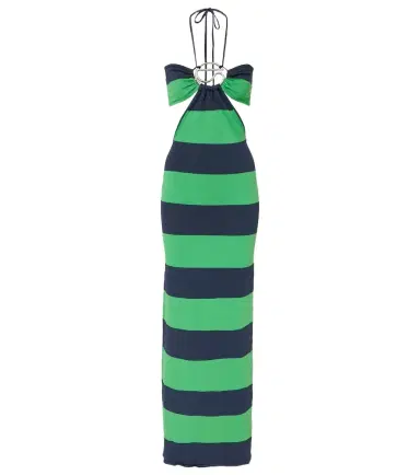 Coperni Cutout striped maxi dress | Thumbnail 1