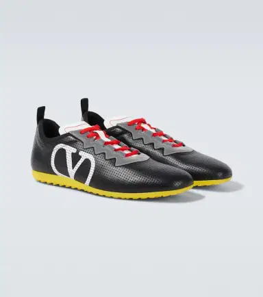 Valentino Garavani Chromathon VLogo Signature leather sneakers | Thumbnail 3 Valentino Garavani Chromathon VLogo Signature leather sneakers | Thumbnail 3