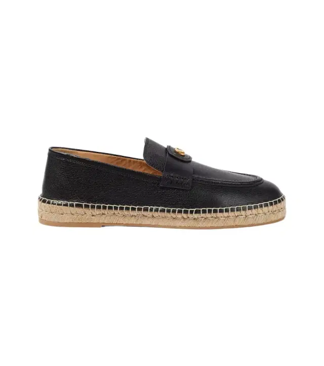 Valentino Garavani VLogo leather espadrilles
