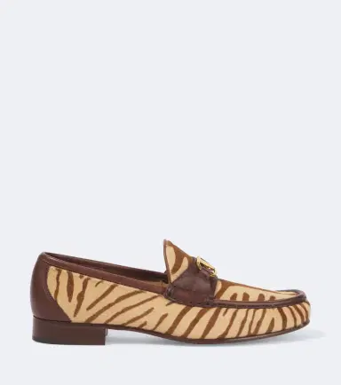 Valentino Garavani VLogo zebra-print calf hair loafers | Thumbnail 6 Valentino Garavani VLogo zebra-print calf hair loafers | Thumbnail 6