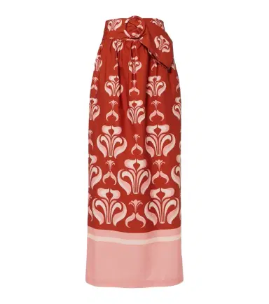ADRIANA DEGREAS Printed cotton maxi skirt | Thumbnail 1