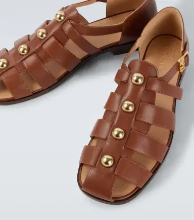 Valentino Garavani Studded leather fisherman sandals | Thumbnail 5 Valentino Garavani Studded leather fisherman sandals | Thumbnail 5