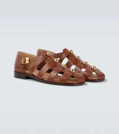 Valentino Garavani Studded leather fisherman sandals | Thumbnail 6 Valentino Garavani Studded leather fisherman sandals | Thumbnail 6