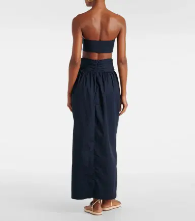 ADRIANA DEGREAS Cotton bandeau top | Thumbnail 3