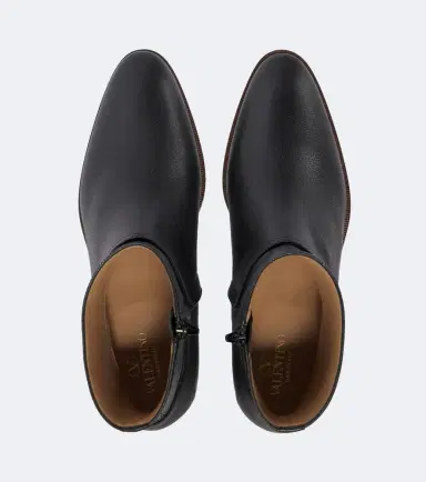 Valentino Garavani Pat VLogo Signature leather ankle boots | Thumbnail 4