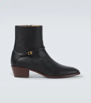 Valentino Garavani Pat VLogo Signature leather ankle boots | Thumbnail 6