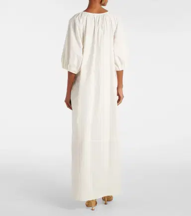 ADRIANA DEGREAS Solid cotton maxi dress | Thumbnail 3