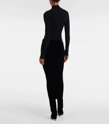 Alaïa Alaïa Fluid jersey skirt pants | Thumbnail 5