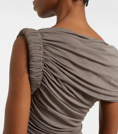 Alaïa Alaïa Asymmetric midi dress | Thumbnail 2